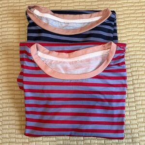 2-Pack Striped Ladies Shirt Set